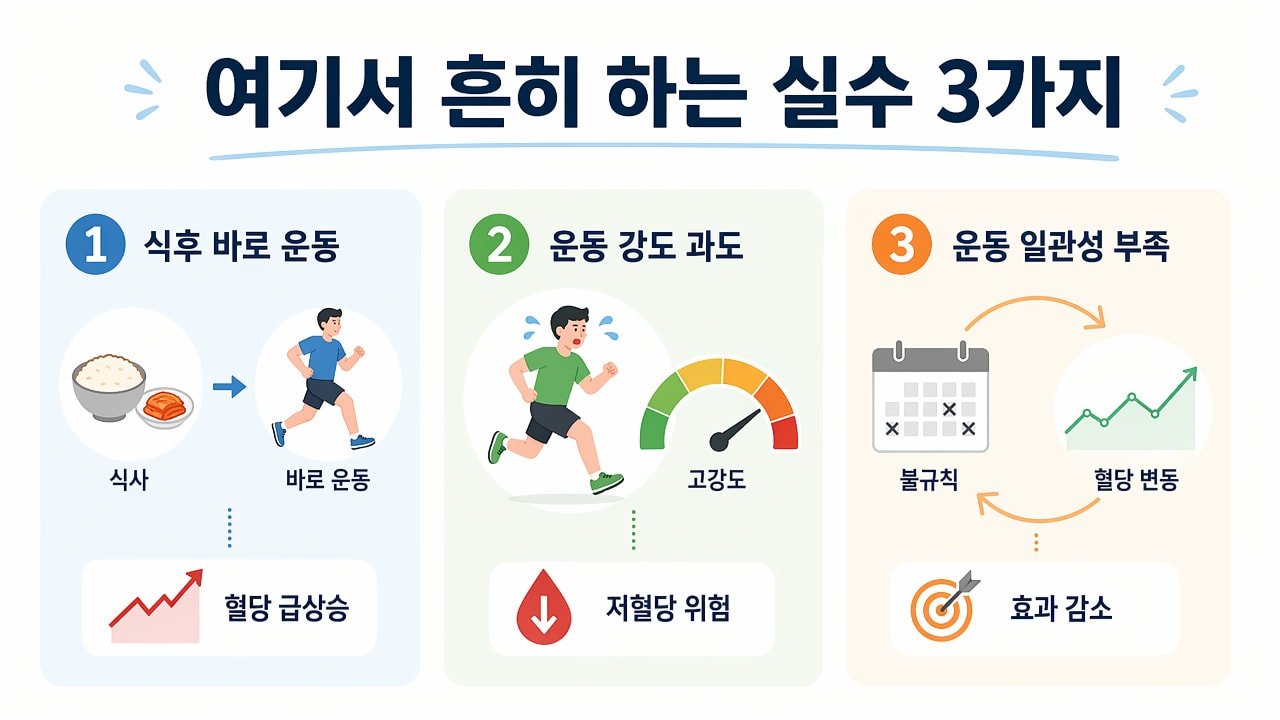 여기서 흔히 하는 실수 3가지