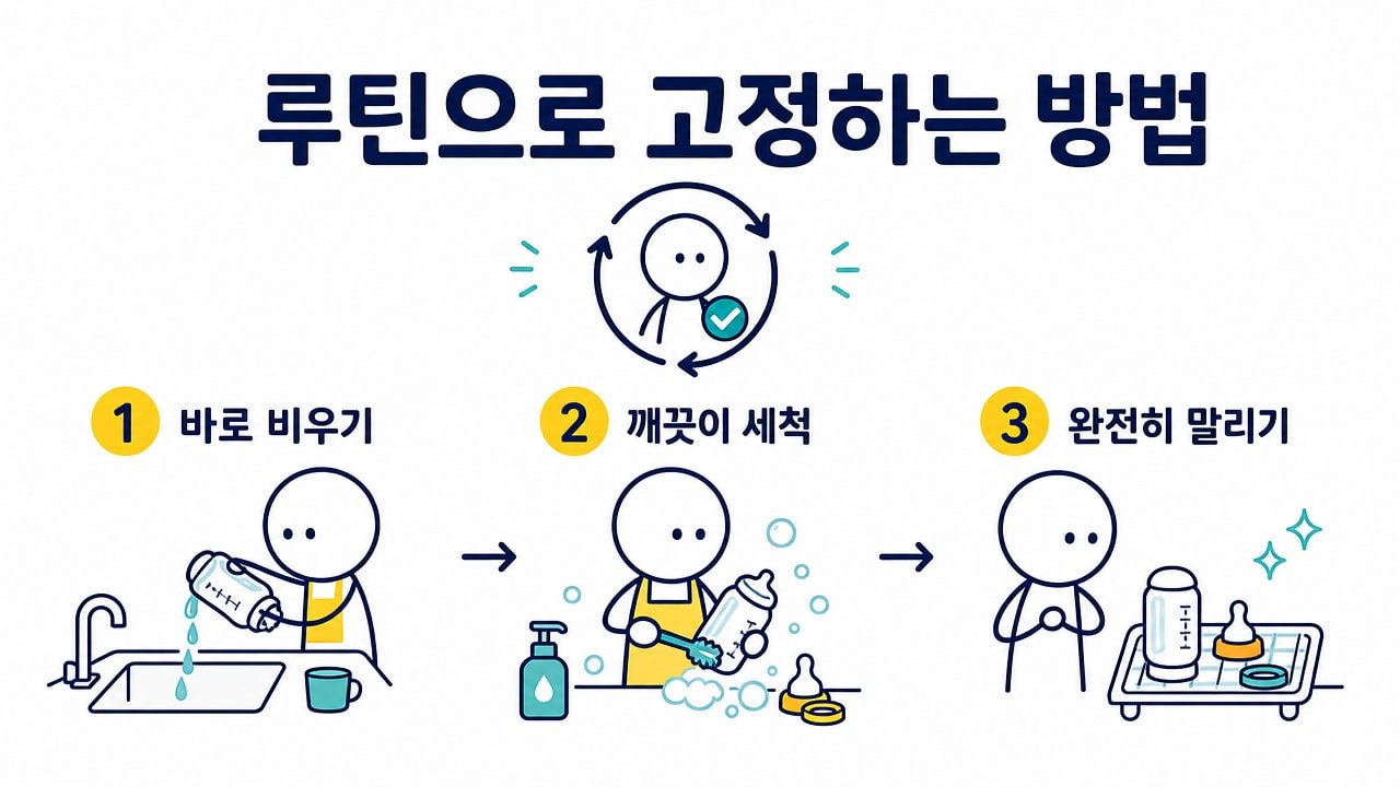루틴으로 고정하는 방법