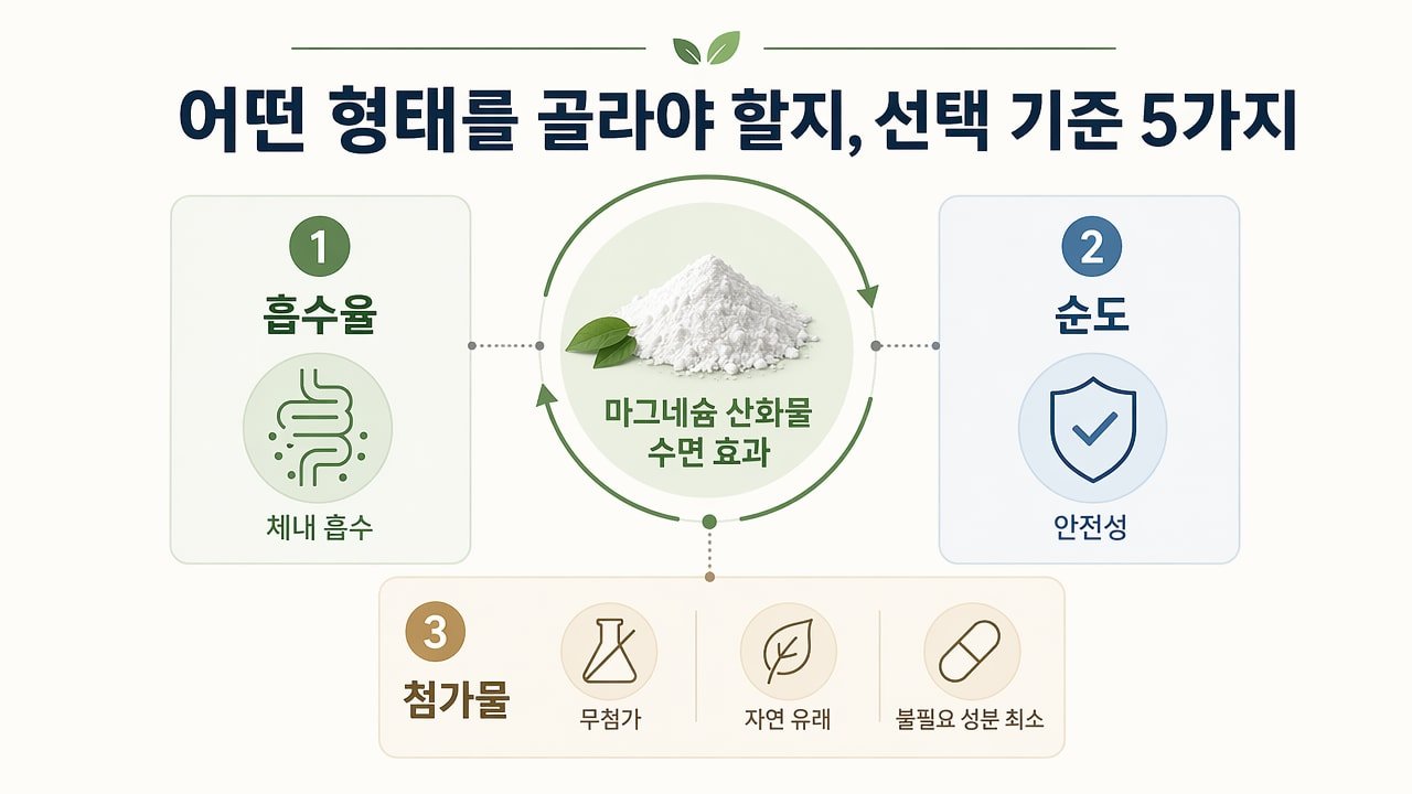 어떤 형태를 골라야 할지, 선택 기준 5가지