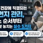 아이 건강에 직결되는 집먼지 관리, 청소 순서부터 대부분 놓치는 실수 5가지