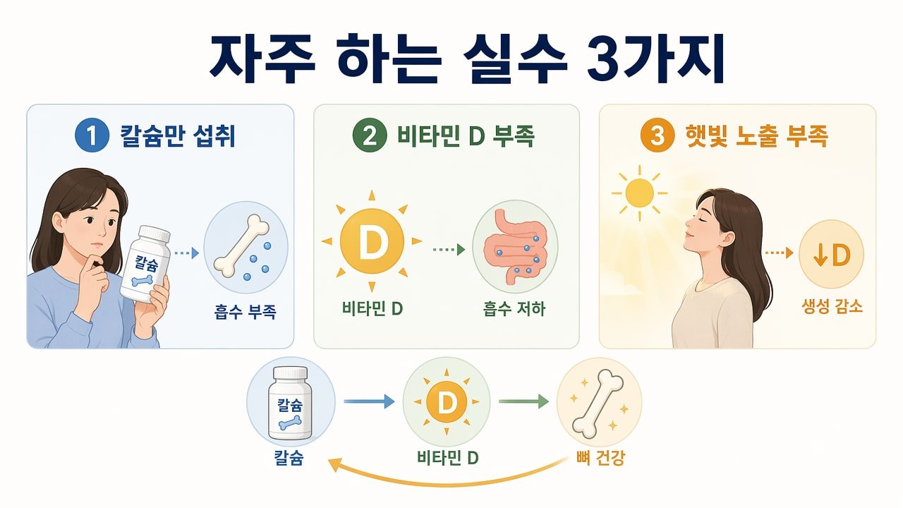 자주 하는 실수 3가지