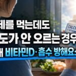 칼슘제를 먹는데도 골밀도가 안 오르는 경우, 식사 내 비타민D·흡수 방해요소 4가지