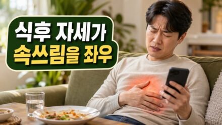 속쓰림이 자주 올라올 때, 제산제부터 찾지 말고 식사 후 바로 점검할 6가지 행동