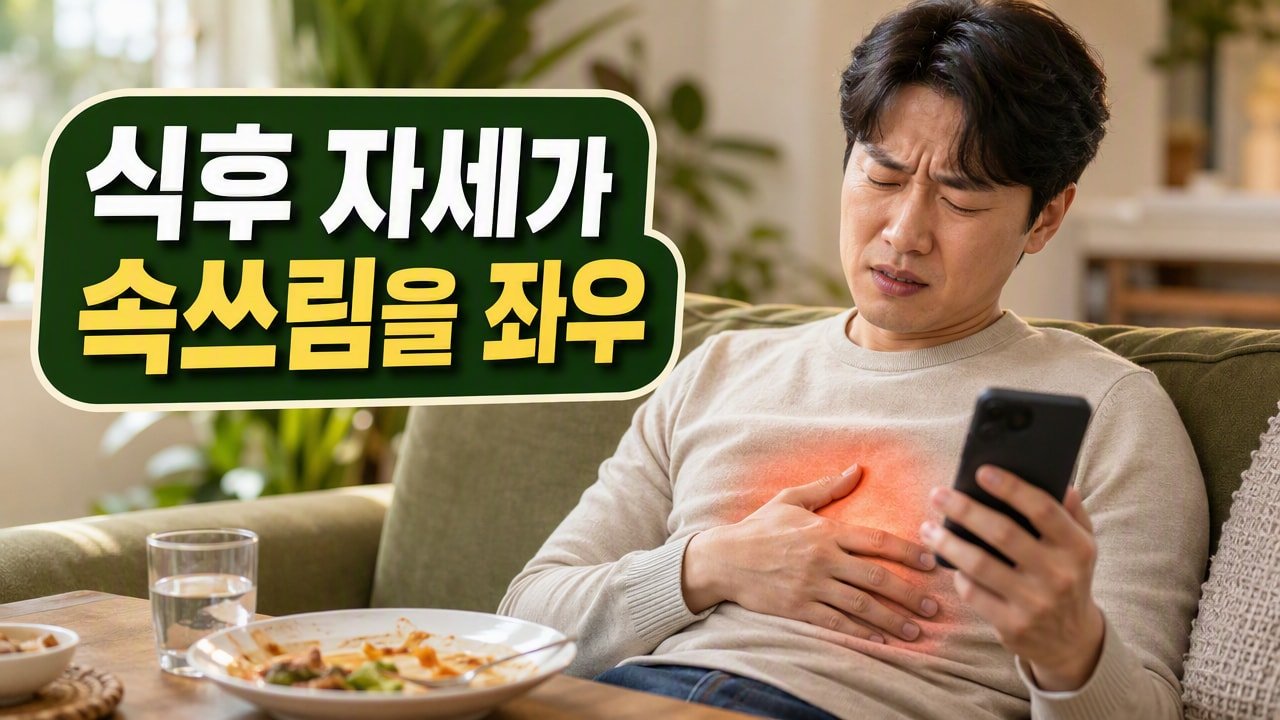 속쓰림이 자주 올라올 때, 제산제부터 찾지 말고 식사 후 바로 점검할 6가지 행동