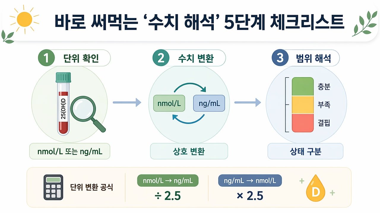 바로 써먹는 ‘수치 해석’ 5단계 체크리스트