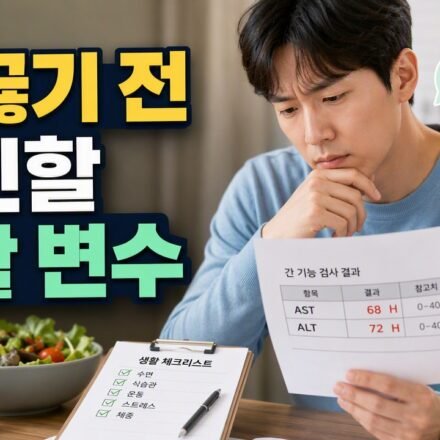 간수치 AST·ALT가 높게 나왔을 때, 음주만 탓하기 전에 확인할 생활 습관과 검사 조건