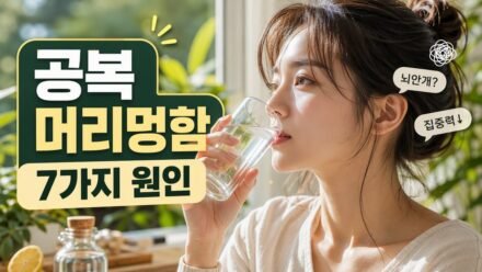 아침에 공복에 머리가 멍할 때 의심해볼 원인, 혈당·카페인보다 우선 확인할 7가지