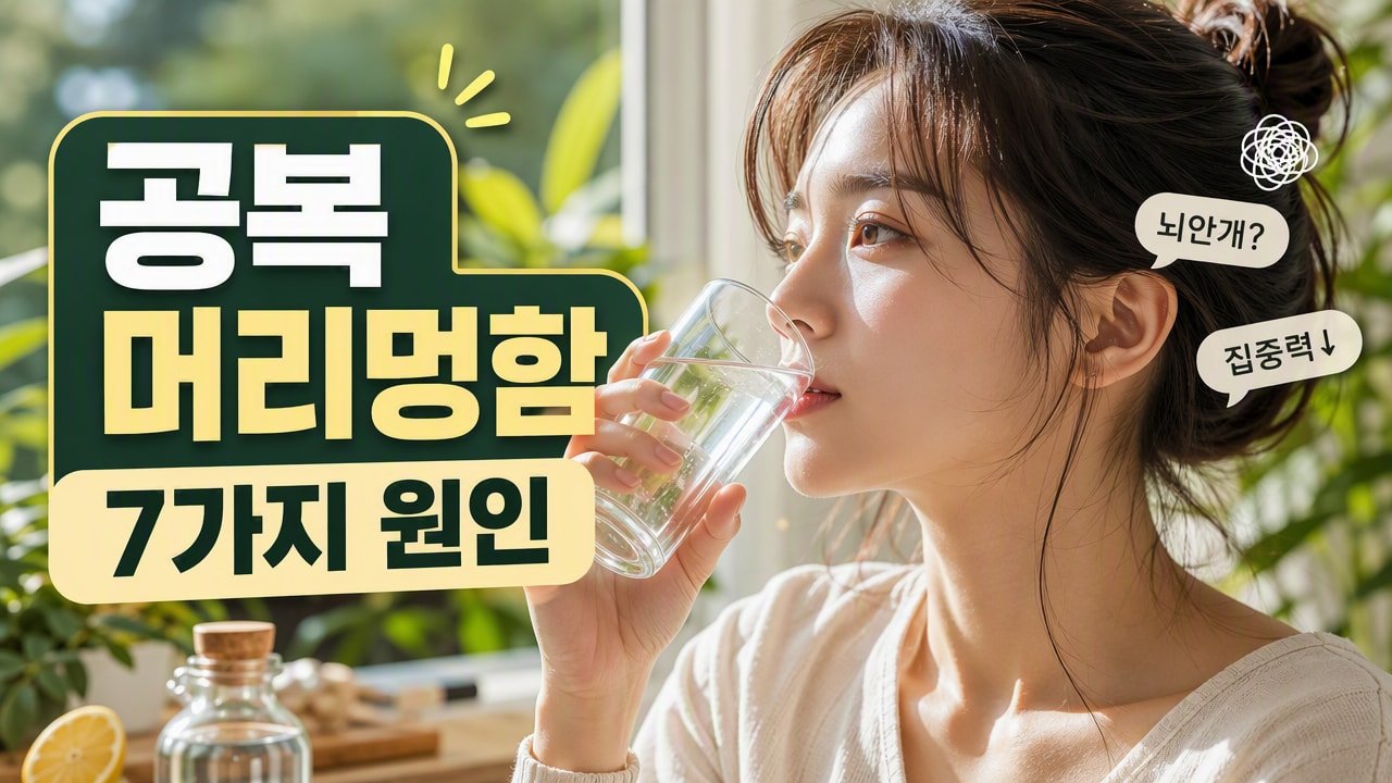 아침에 공복에 머리가 멍할 때 의심해볼 원인, 혈당·카페인보다 우선 확인할 7가지