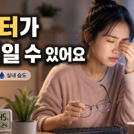 눈이 자주 건조하고 뻑뻑할 때 눈 영양제보다 먼저 할 환경 점검, 모니터·습도·깜빡임 6가지