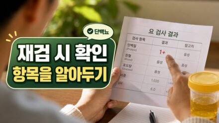 건강검진에서 단백뇨가 나왔을 때, 한 번의 결과로 걱정하기 전에 확인할 것
